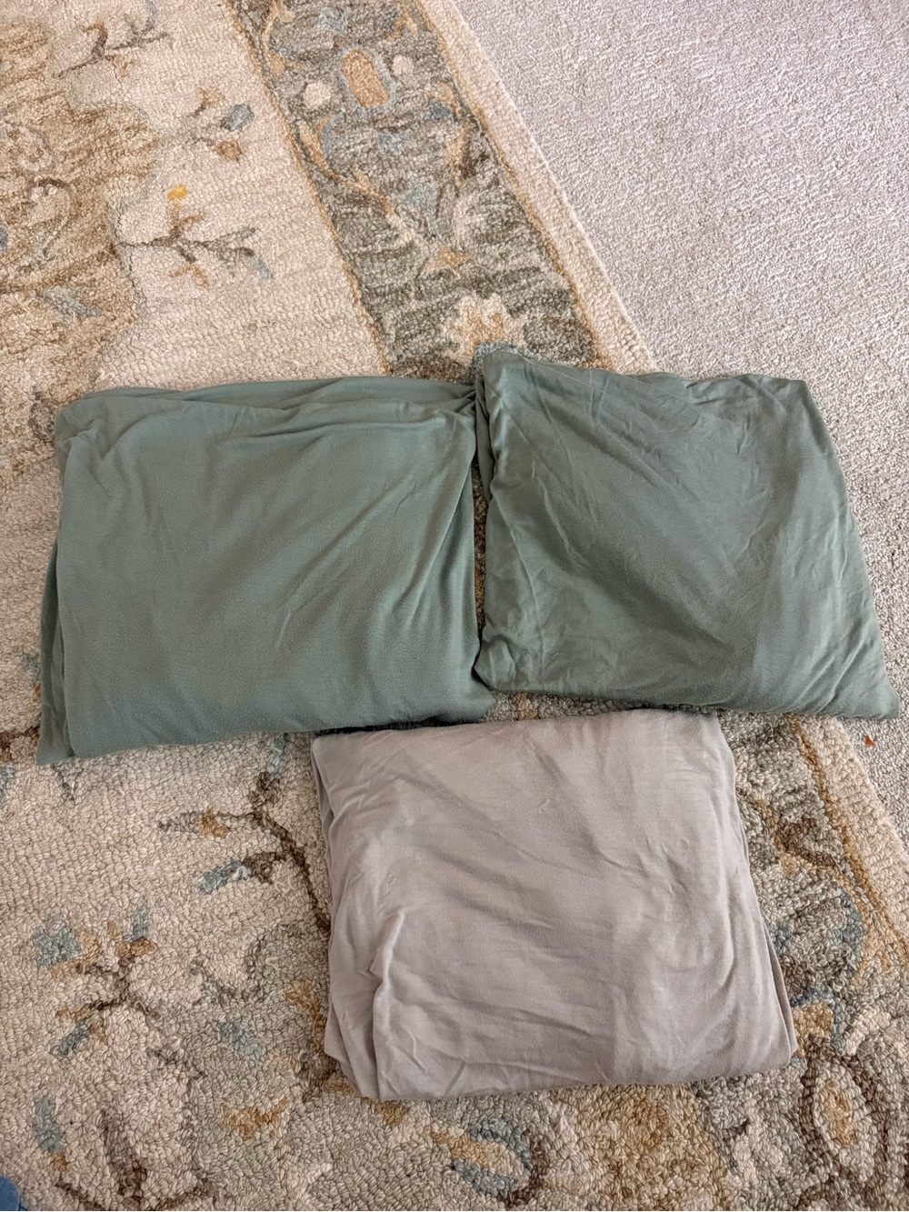 Solly Baby Fitted Crib Sheet Bundle Pack Of 3 Sage Green & Oatmeal Neutral
